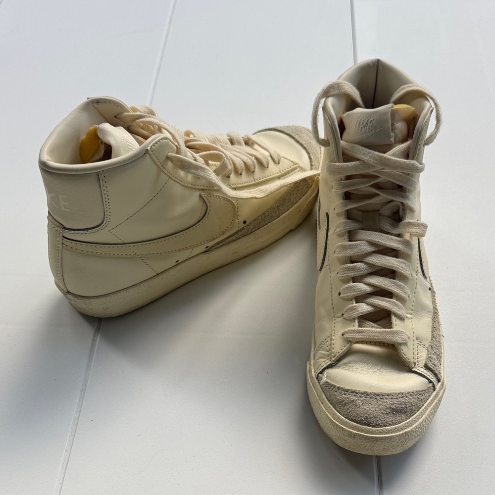 Nike Cream High-Top Sneakers